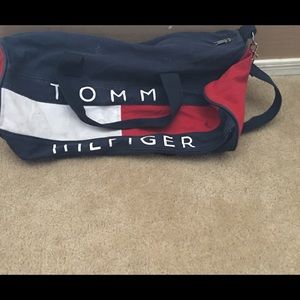 Vintage tommy hilfigiler sports bag